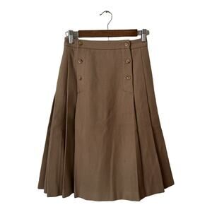 Vintage DaDi Wool Pleated Skirt, size Small